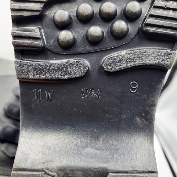 Baffin Sno-Mach Series High-Performance Black Leather Boots Men's 9 Women's 11 - Picture 11 of 12